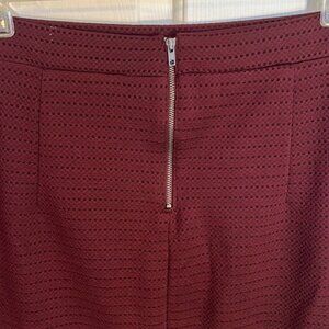 Forever 21, Maroon pencil skirt, worn 1x, size 1X